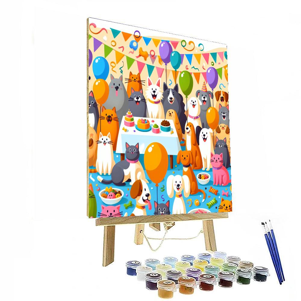 Pet Party Painting Number Kit