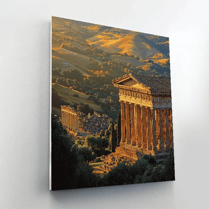 Sicily’s Valley Of The Temples DIY Paint By Numbers