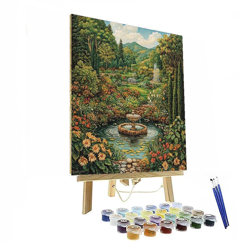 Sandro Botticelli Inspired Renaissance Garden Stroll  Paint By Color