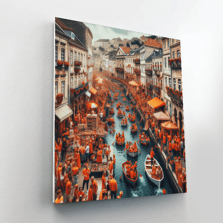 Koninginnedag (king's Day) - Netherlands Number Painting