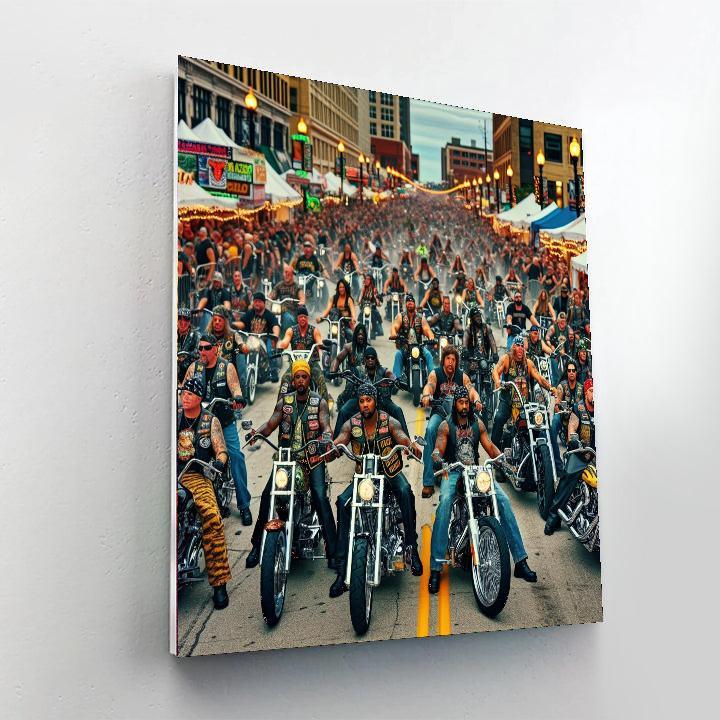 Harley-davidson 115th Anniversary DIY Paint By Numbers