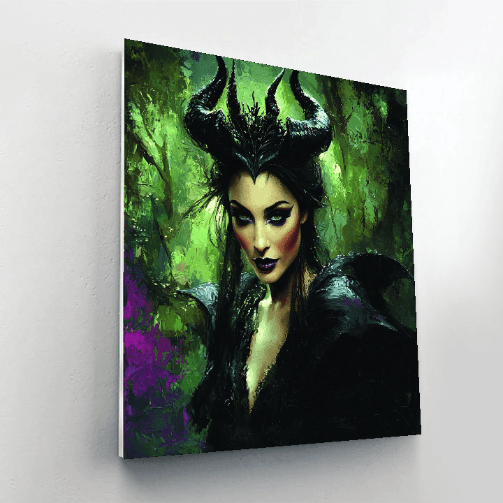 Angelina Jolie: The Enigmatic Spirit Of Maleficent DIY Paint By Numbers