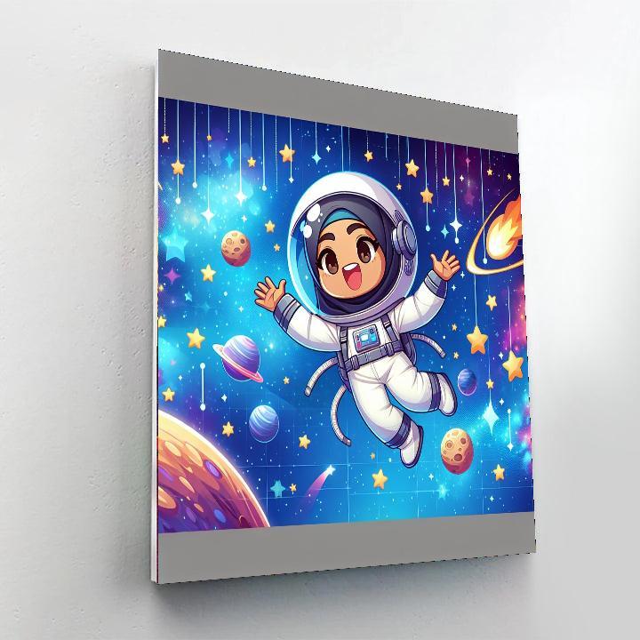 Friendly Space Expedition Paint By Numbers Kits