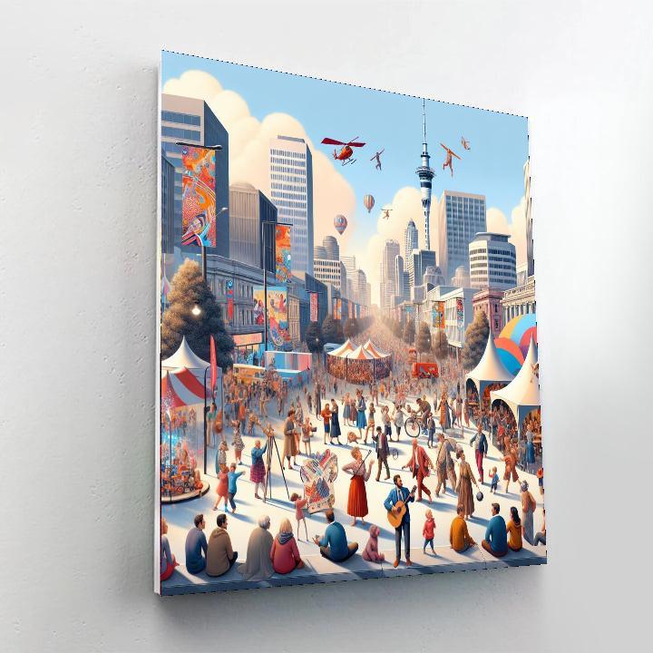 Auckland Arts Festival - Auckland, New Zealand Paint By Numbers Kits