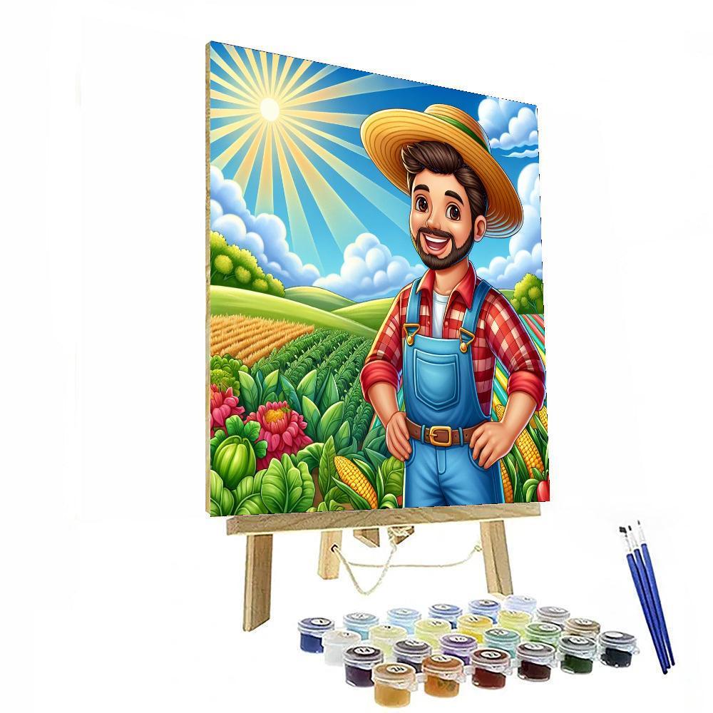 Jolly Farmer Painting By Numbers Kit