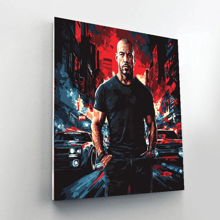 Vin Diesel: The Fast & Furious Legacy Of Dom Toretto Painting Number Kit