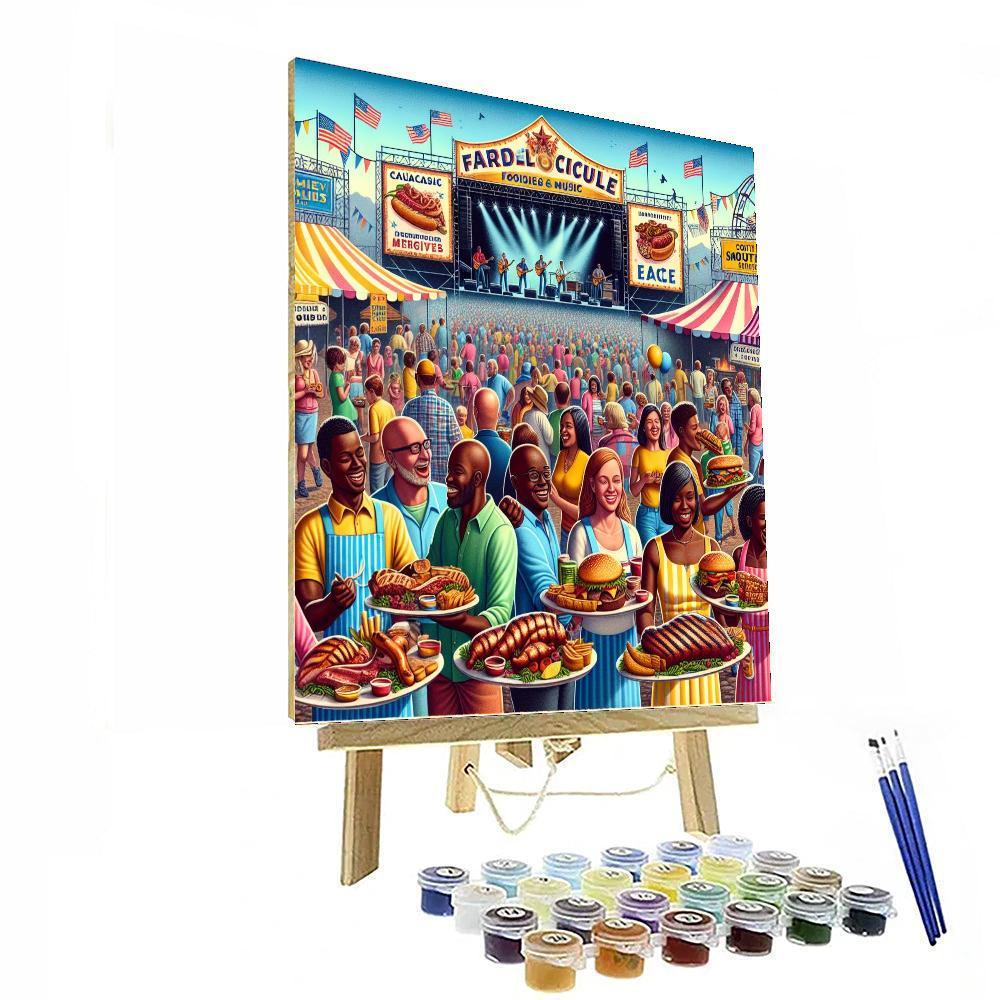 The Great American Bbq & Music Festival - United States Paint By Color