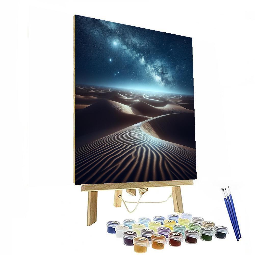 Mystic Desert Night Paint By Color