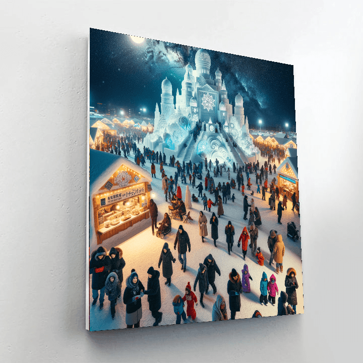Sapporo Snow Festival - Japan Paint By Numbers Art