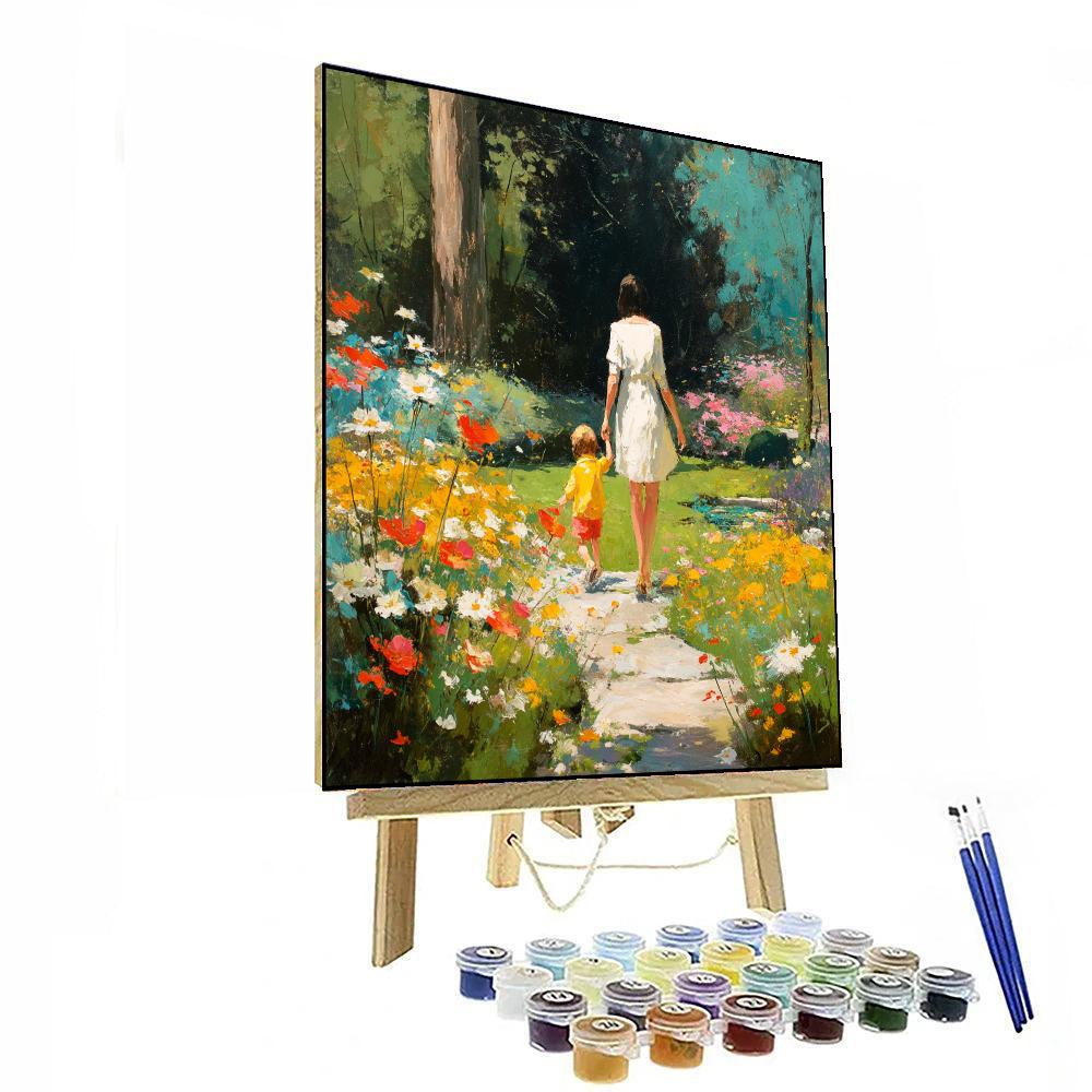 Joyful Garden Walk Paint By Numbers Kits