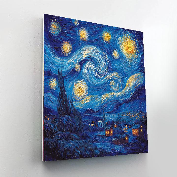 Vincent Van Gogh Inspired Night Sky Wonder  Paint By Numbers Kits