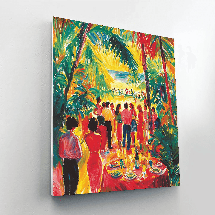 Henri Matisse Inspired Joyful Celebration  Paint By Color