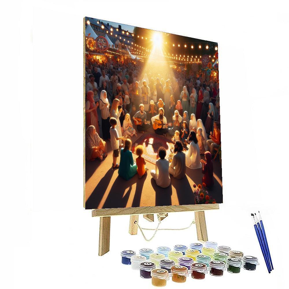 Midnight Sun Festival Paint By Color