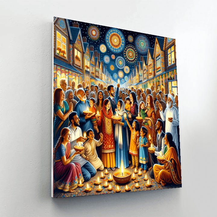 The Festival Of Lights (diwali) Paint By Color