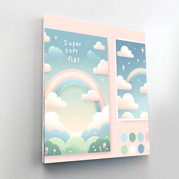 Dreamy Cloudscape Fantasy Numbered Painting Kits