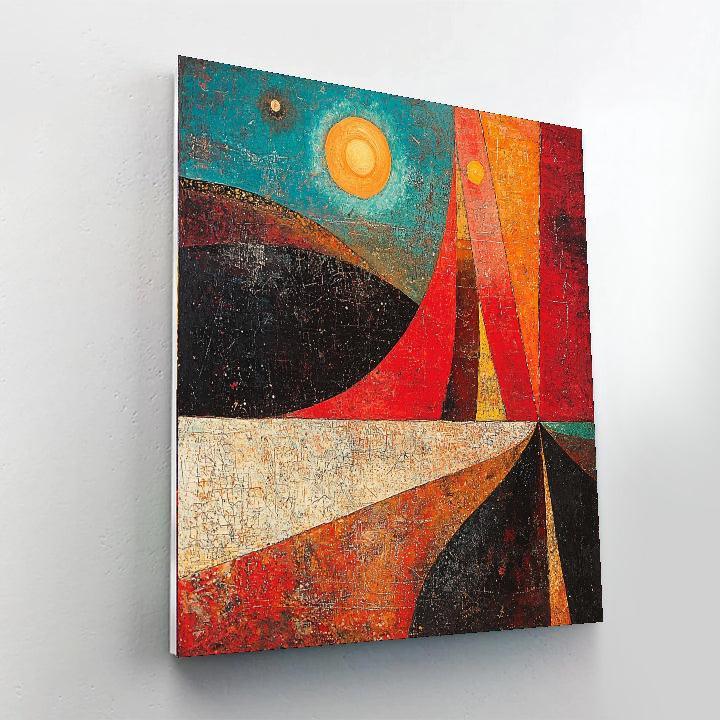 Paul Klee Inspired Emotional Resonance  Numbered Painting Kits