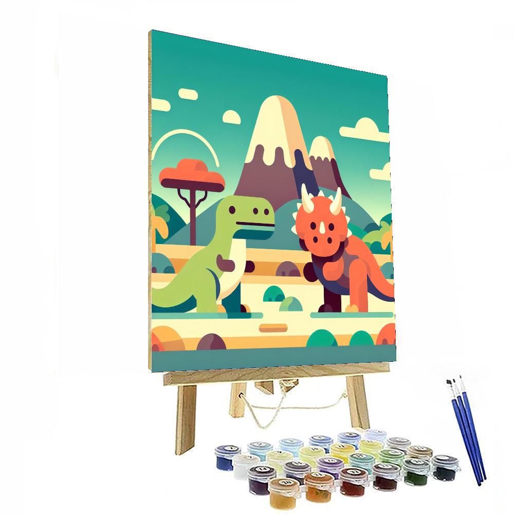 Dinosaur Valley Numbered Painting Kits