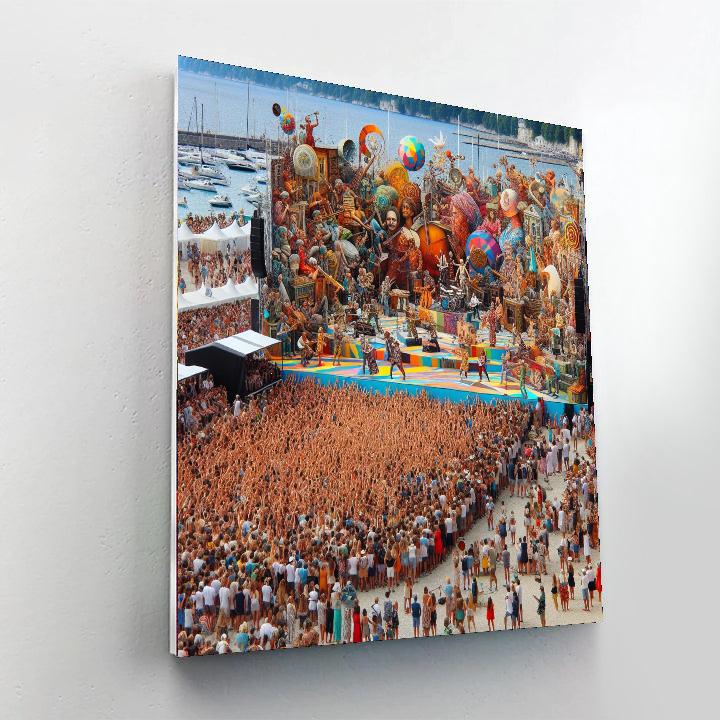 New Zealand International Arts Festival - Wellington, New Zealand Number Painting