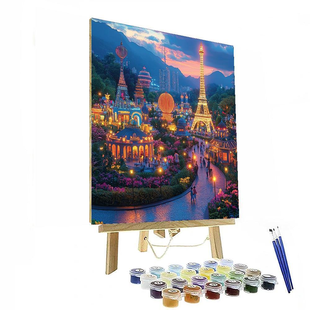 Shenzhen's Window Of The World Numbered Painting Kits