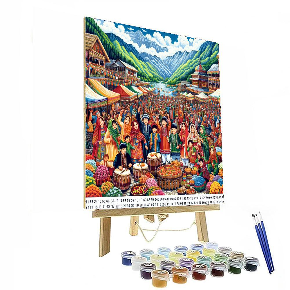 Poonch Mela - Pakistan Paint By Numbers Kits