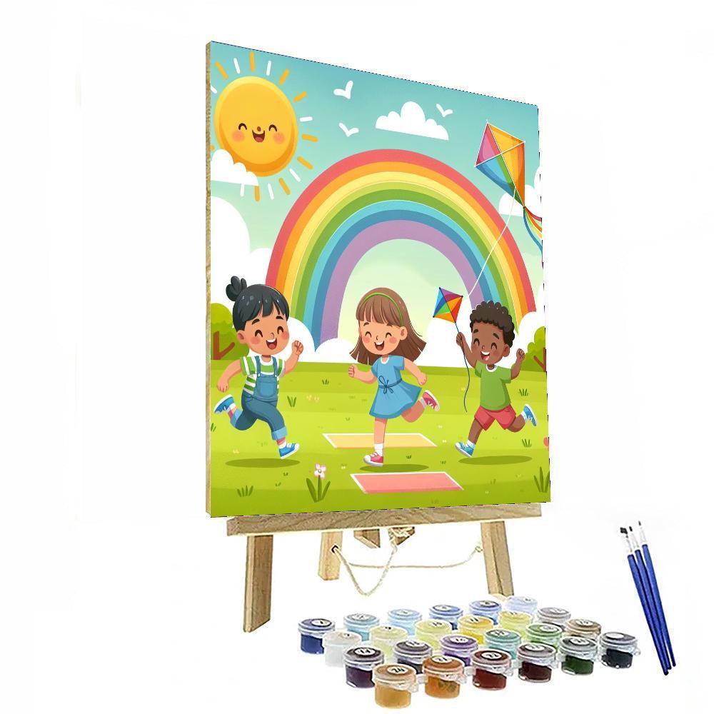 Sunny Rainbow Adventure Numbered Painting Kits