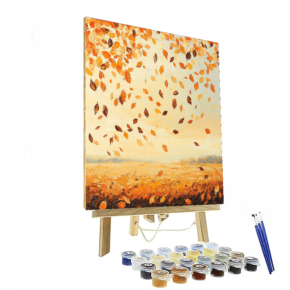 Claude Monet Inspired Reflections Of Autumn  Paint By Numbers Kits
