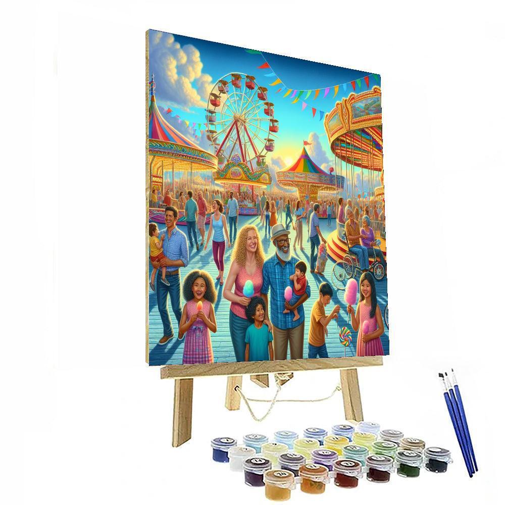 Lively Spring Carnival Paint By Numbers