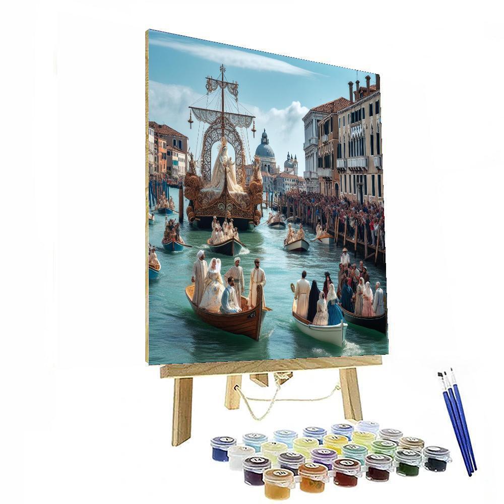 Festa Della Sensa - Italy Painting By Numbers Kit