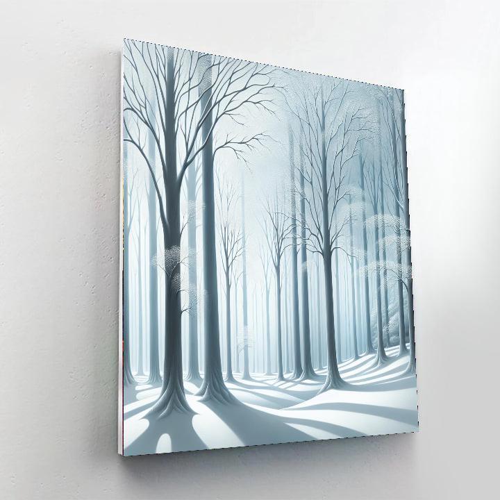 Winter Forest Elegance Paint By Number