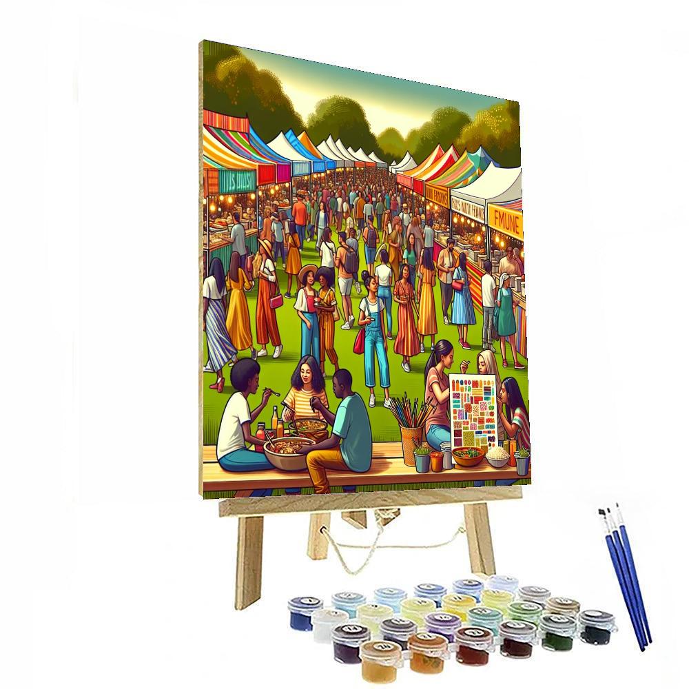 Taste Of Chicago - United States Number Painting