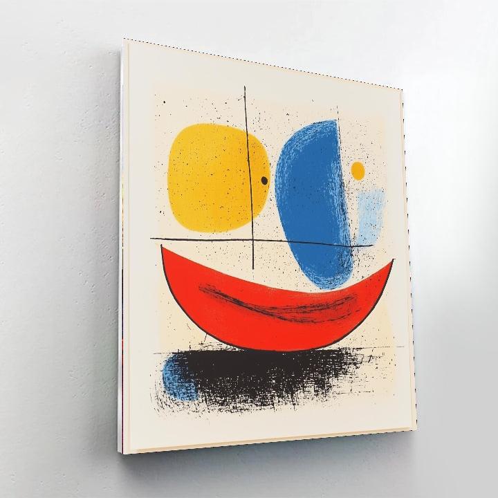 Joan Miró Inspired Ethereal Abstracts  Paint By Numbers Art