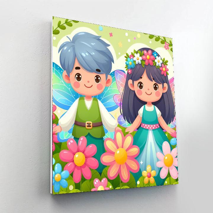 Fairyland Garden Party Paint By Numbers Art