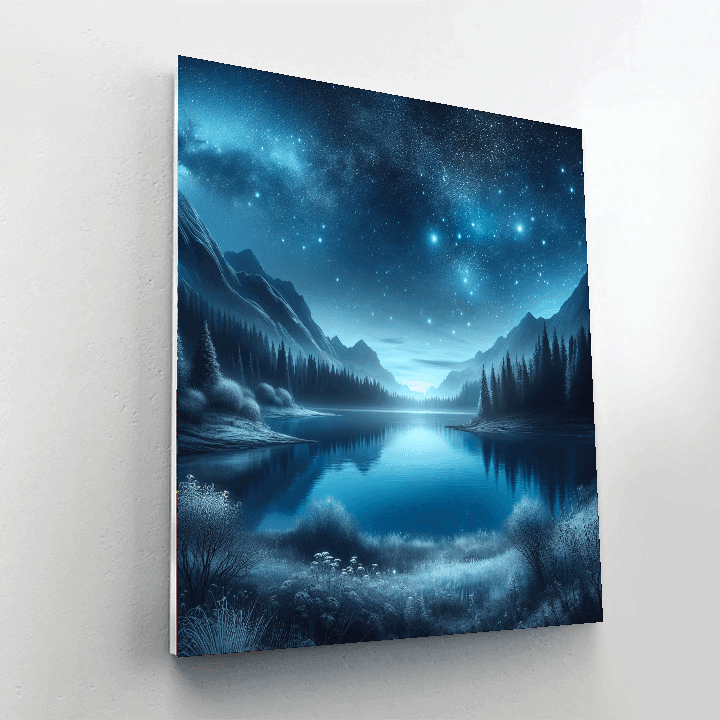Starlit Reflections Paint By Numbers Art
