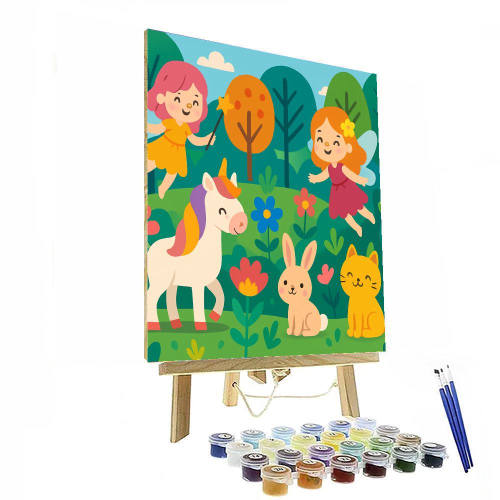 Exploring A Magical Forest DIY Paint By Numbers