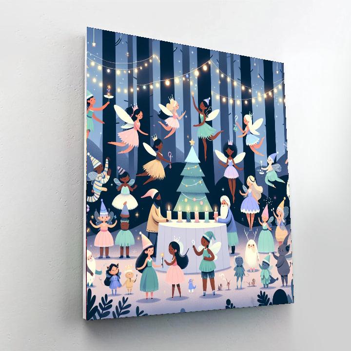 Magic Forest Fiesta Painting By Numbers Kit