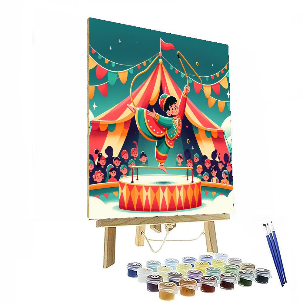 Circus Acrobatics Adventure DIY Paint By Numbers