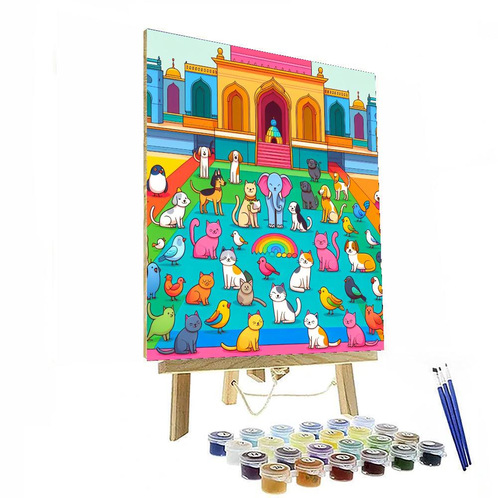 Pet Palace Adventure Numbered Painting Kits