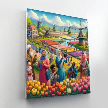Tulip Time Festival Paint By Number