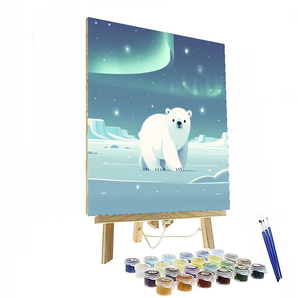 Polar Bear's Arctic Journey Numbered Painting Kits