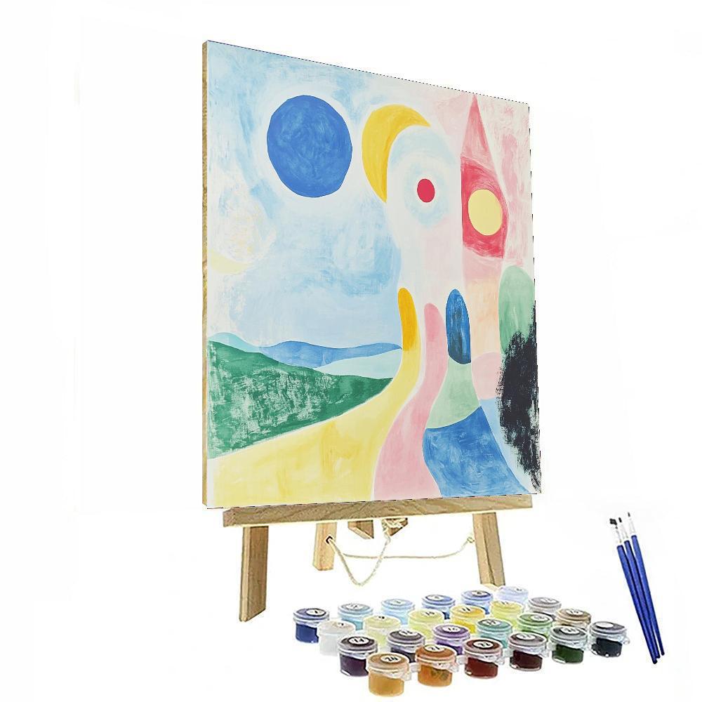 Joan Miró Inspired Dreamy Interlude  Paint By Numbers Kits