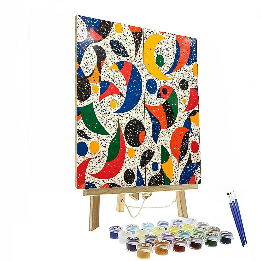 Joan Miró Inspired Surreal Patterns  Paint By Color