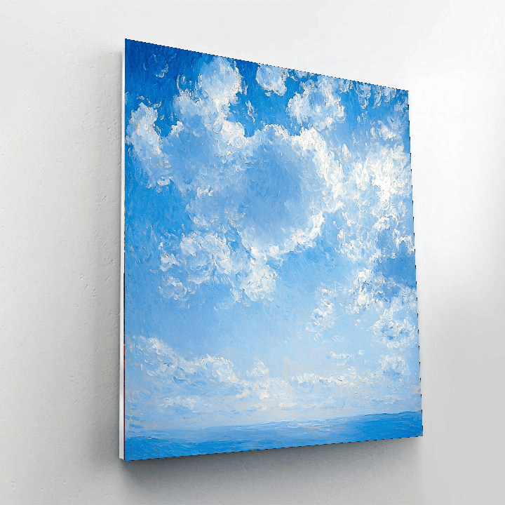 Claude Monet Inspired Serene Skies  Paint By Numbers Art