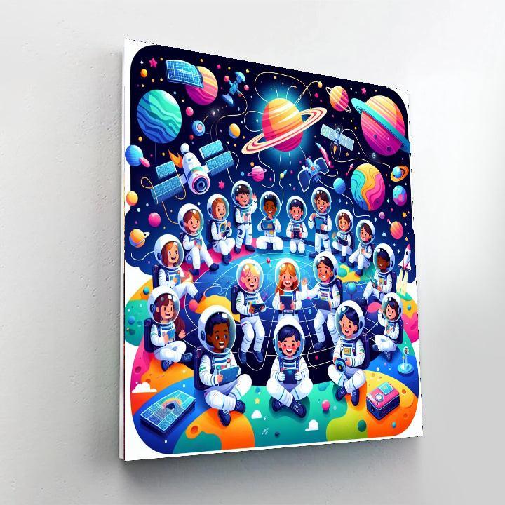 Intergalactic Space Camp Paint By Color