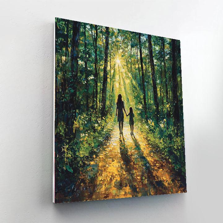 Joyful Sunlit Path Numbered Painting Kits