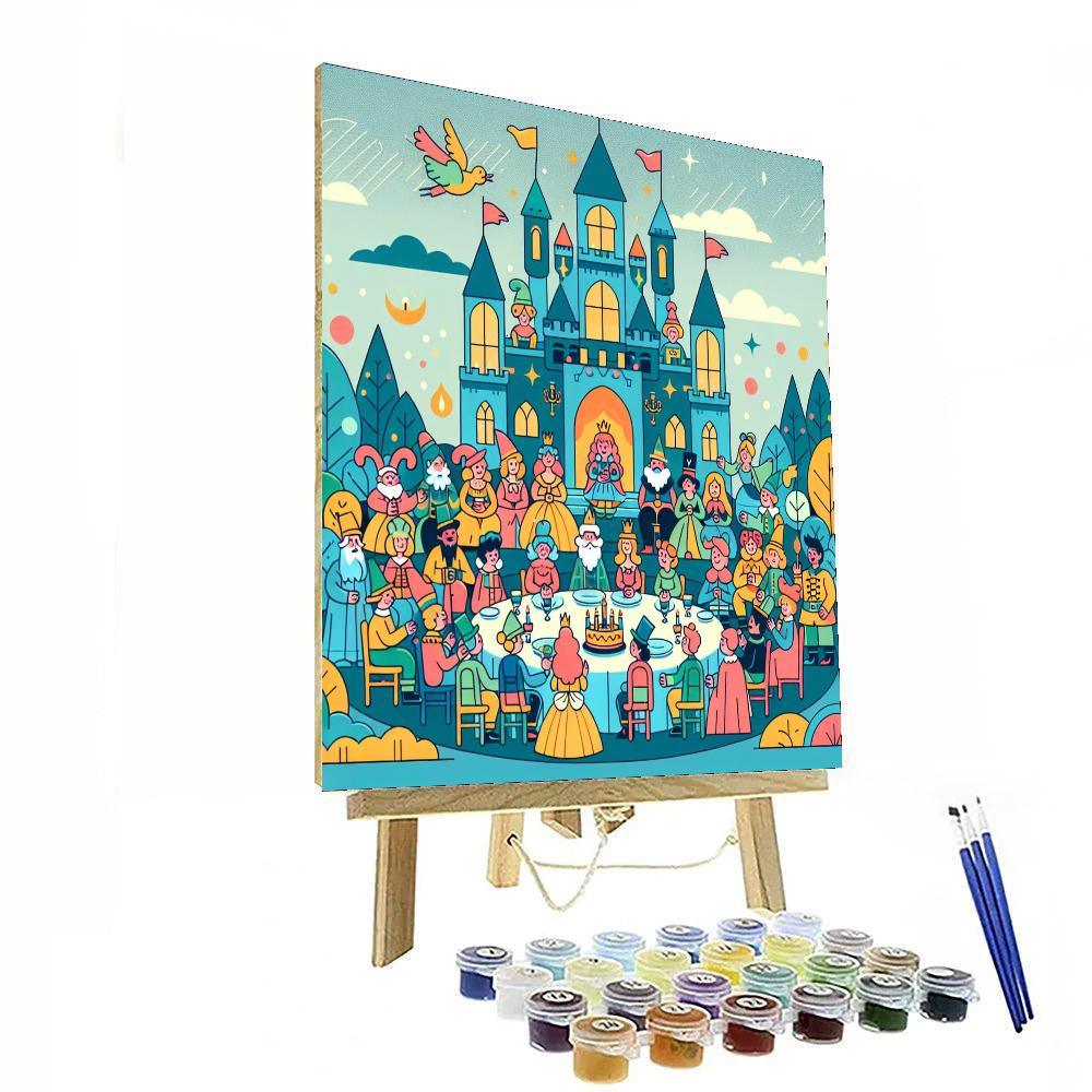 Magic Castle Party Painting Number Kit