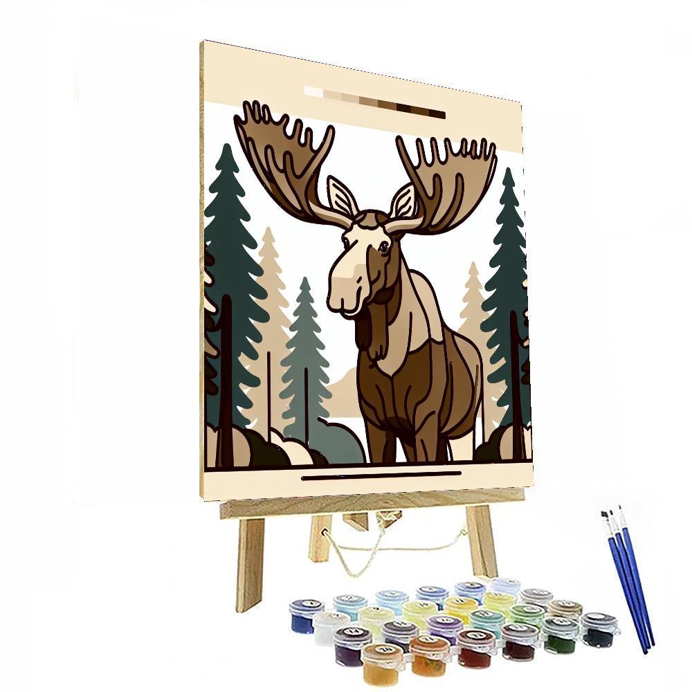 Marvelous Moose Paint By Numbers Kits
