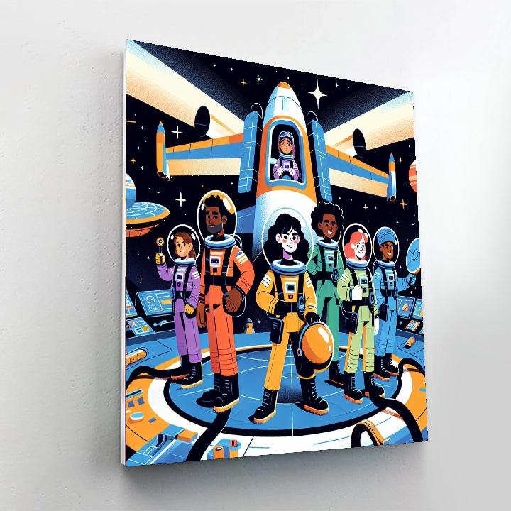 Galactic Hero's Quest Painting Number Kit