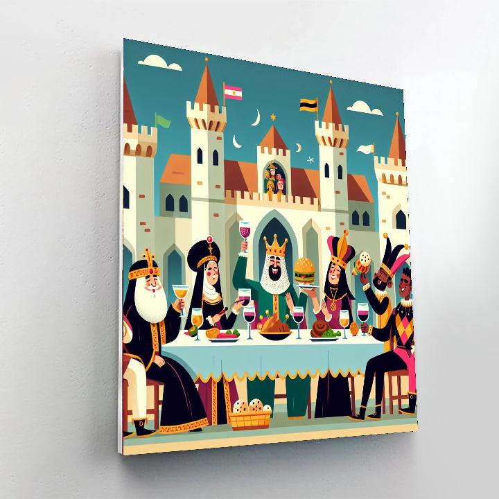 Medieval Kingdom Feast Paint By Number