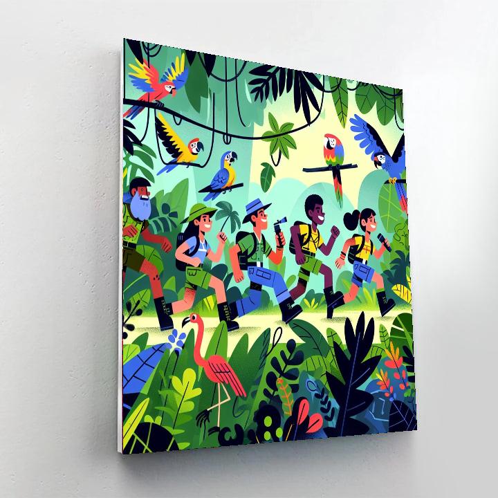 Jungle Survival Adventure DIY Paint By Numbers