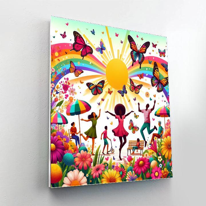 Radiant Summer Day Paint By Numbers Kits